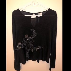 Lauren Conrad Peplum Top